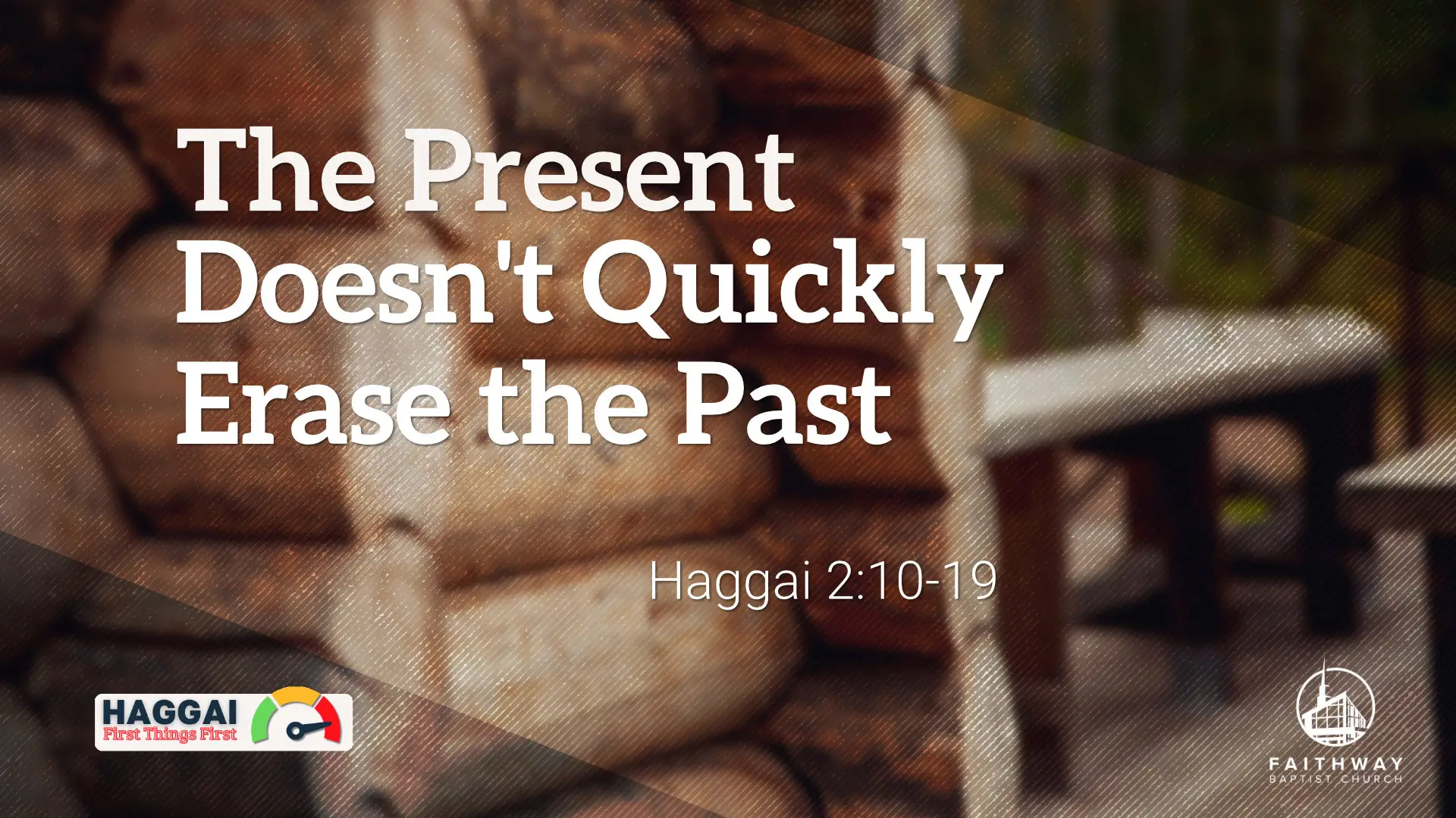 The Present Doesn’t Quickly Erase the Past